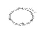 Armband Tom Tailor "Schmuck Geschenk Edelstahl Kugeln", Silber (Edelstahlfarben), ArmbäNder, Damen, 20Cm, Edelstahl, Armband