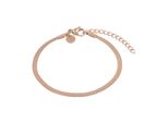 Armband Tom Tailor "Schmuck Geschenk Edelstahl Schlangenkettengliederung", RoséGoldfarben, ArmbäNder, Damen, 20Cm, Edelstahl, Armband