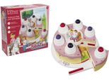 Spiellebensmittel Tanner "Bibi & Tina, Torte", Bunt, Kaufladensortimente, Kinder, Holz, Zum Schneiden; Aus Holz