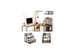 Vicco Treppenregal Fyrk Eiche Schwarz 33 X 34 Cm Mit 3 Ebenen
