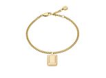 Armband Fossil "Schmuck Geschenk Edelstahl Raquel", Gold (Gelbgoldfarben), ArmbäNder, Damen, 19Cm, Edelstahl, Armband