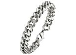 Armband Jobo, Silber (Edelstahlfarben), ArmbäNder, Damen, 21Cm, Edelstahl, Armband, Panzerarmband Aus Edelstahl 21 Cm 9,9 Mm