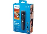Philips 8-in-1-Gesichts- und Haarschneider MG3730/15 Kabellos, Schwarz