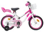 Möbel Kinderfahrrad Mit Stützrädern 16 Zoll für 4-6 Jahre alt RosaJugend- & Kinderfahrräder - Jugend- & Kinderfahrräder c6484
