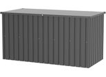 Aufbewahrungsbox Tepro "Universalbox Store X-Large", Grau (Anthrazit), B:184,3Cm H:93,8Cm T:90Cm, Metall, Aufbewahrungsboxen, Aufbewahrungsbox, Bxtxh: 184,3X90X93,8 Cm