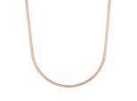 Kette Ohne AnhäNger Tom Tailor "Schmuck Geschenk Edelstahl Schlangenkettengliederung", Rosa (RoséGoldfarben), Halsketten, Damen, Edelstahl, L: 45 B: 3Mm, B:3Mm