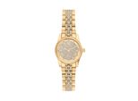 Quarzuhr Michael Kors "Lexington", Gelbgoldfarben, Armbanduhren, Damen, Quarzuhr, Armbanduhr, Damenuhr, Edelstahlarmband, Analog, Glassteine