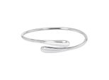 Armreif Tom Tailor "Schmuck Geschenk Edelstahl Tropfen", Edelstahlfarben, ArmbäNder, Damen, Edelstahl, Armreif
