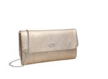 Clutch "Eleganz", Damen, Gr. B/H/T: 26Cm X 15Cm X 5Cm Onesize, Rosa (Rosegold), Leder, Collezione Alessandro, Taschen, Aus Leder, Mit Separaten FäChern