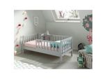 Vipack Kinder-/Juniorbett, Grau, Holz, Kiefer, 70x140 cm, Kinder- & Jugendzimmer, Kindermöbel, Kinderbetten