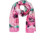 Schal Stylebreaker "Schal Mit Aquarell Blumen Muster", Damen, Pink, Obermaterial: 100% Viskose Cv., Modisch, ModetüCher Schal