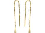 Paar OhrhäNger Firetti "Schmuck Geschenk, Ohrringe Tropfen, Gold 333", Gold (Gelbgoldfarben), Ohrringe, Damen, Gelbgold 333