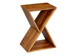Wohnling WL6.175 Beistelltisch X-Form Braun 43 Cm X 30 Cm X 60 Cm