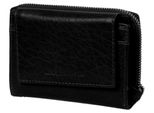 Portemonnaie aus Leder in Schwarz