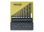 Proxxon Hss Spiralbohrersatz, Din 338, 0,3 Bis 3,2 Mm 10-Teilig (28874)