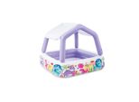 Intex 57470NP - Planschbecken - Sun Shade (Lila, 157X157X122Cm) Mit Sonnenschutz