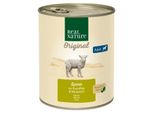 Real Nature Nourriture Humide Chien Adulte Agneau Aux Pommes De Terre 6X800 G