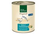 Real Nature Nourriture Humide Chien Adulte Poulet Et Hareng De La Mer Du Nord 12X800 G