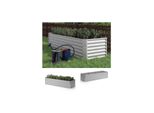 Ok-Living Hochbeet KräUterbeet GemüSebeet 270X60X90 Cm Rechteckig Stahl Verzinkt