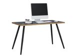 Schreibtisch Vcm "Schreibtisch BüRotisch Computertisch Salia 138X80", Anthrazit, Honig, Eiche, B:138Cm T:80Cm, Tische, Schreibtisch