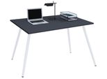 Schreibtisch Vcm "Schreibtisch BüRotisch Computertisch Salia 138X80", Schwarz (Anthrazit), B:138Cm T:80Cm, Tische, Schreibtisch