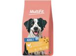 Multifit Croquettes Pour Chien Adulte, Au Volaille & Carotte 2X12 Kg