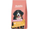 Multifit Croquettes Chien Junior, Maxi, Avec Volaille & Riz 12 Kg