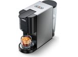 HiBREW 5-in-1 Elektrische Kaffeemaschine, 19 Bar, Mini-Kaltbrüh- und Heizkaffeemaschine mit abnehmbarem 800 ml/27 oz Wassertank, Espressokaffeemaschine, funktioniert mit NES/DG/ESE-Kapseln, K-Cup-Pads und gemahlenem Kaffee