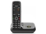 Gigaset E720A Schnurloses Telefon mit Anrufbeantworter schwarz