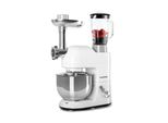 Lucia Küchenmaschine 3-in-1 1800 W / 2,7 PS 5 Ltr Edelstahl BPA-frei Weiß