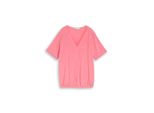 Tom Tailor Damen Bluse Aus Viskose, Rosa, Uni, Gr. 40