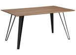 Esstisch Gino Teakfarben Mdf Ca. 160X90 Cm