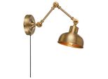 Wandleuchte Grimstad Messingfarben Max. 60 Watt Wandlampe