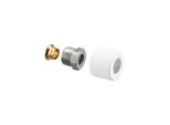 Oventrop Klemmringverschraubungs-Set Combi E 1-F., We Pulverbes, G 1/2 Agx15Mm (1169193)
