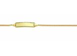Id Armband Adelia´S "14 Cm Id - Armband 333 Gold ( 8K )", Gold, ArmbäNder, Damen, 14Cm, Gold, Goldarmband