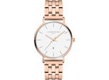 Quarzuhr Liebeskind Berlin, RoséGoldfarben, Armbanduhren, Damen, Quarzuhr, Armbanduhr, Damenuhr, Analog, Edelstahlband, Datum