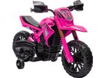 AIYAPLAY 12V Elektro Kinder Motorrad, Kindermotorrad mit Stützrädern, bis 3 km/h