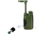 Niedrigschwelliges Wasserfilter-Set - Wasserfilter für Notfall - Wasserreinigungssystem - Wasserfilterpatronen - Für Notfall-Set und Notfälle - Wasserfilter-Straw - Überlebensfilter