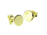 Paar Ohrstecker Ostsee-Schmuck "Ostsee-Schmuck Ohrstecker Liva Ohrstecker Liva", Gelb, Ohrringe, Damen, 6Mmrund, Gelbgold 333