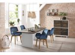 Esstisch Otto Home "Morgan", Braun (Weiß, Braun), B:180Cm H:76Cm T:90Cm, Tische, Esstisch, Aus Massivem Kiefernholz, In Zwei Unterschiedlichen Tischbreiten