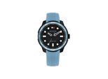 Quarzuhr Tommy Hilfiger "TH-REGATTA", Hellblau, Schwarz, Armbanduhren, Herren, Quarzuhr, Armbanduhr, Damenuhr, Herrenuhr, Silikonarmband, Analog