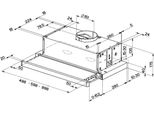 Faber Dunstabzugshaube Flexa Hip Ng Am/X A50, 49,8 cm, 420 m³/h, Umluft
