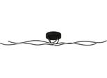 Eglo Deckenleuchte "Roncade 1 Deckenlampe, KüChenlampe Aus Aluminium, Stahl Und Kunststoff", Schwarz, 1, H: 11,5Cm, 1 Stk., Leuchten, Wand-/Deckenleuchte - L116 X B18 X H11,5 Cm - Schwarz - 37W Inkl., Deckenleuchte