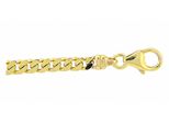 Goldarmband Adelia´S "Damen 333 Gold Flach Panzer Armband 21 Cm Ø 4,1 Mm", Gold, ArmbäNder, Damen, 21, Gelbgold 333 Gold, Gelbgold 333, Gold, Goldarmband, Goldschmuck FüR Damen