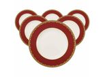 Speiseteller Villeroy & Boch "Speiseteller Samarkand Rubin ø 27,7 Cm 6Er Set Bunt", Bunt, L:27,7Cm, Speiseteller, Speiseteller