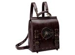 Vintage-Rucksäcke aus Leder,Rucksäcke aus Leder für Damen - Steampunk Rucksack Vintage Laptoptasche | Großer mittelalterlicher Rucksack Kunstleder, Reiserucksack, Steampunk-Tasche, lässiger Tagesruc