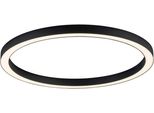 Neuhaus Pure Led Deckenleuchte "Pure Lines Round", Graphite, 1, Ø 70Cm H: 3,9Cm, 1 Stk., Leuchten, Stufenlos Dimmbar üBer Fernbedienung, Cct, Led Deckenleuchte