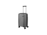 Trolley Travelite "Air Base Reisekoffer Hartschale", Gr. B/H/T: 35Cm X 55Cm X 25Cm 35 L, Grau (Anthrazit), Polypropylen, Koffer, Kratzresistenter OberfläChe Und Cleverer Innenaufteilung