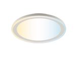 Brilliant Led Deckenleuchte "Pederson", Energieeffizienz: A (A-G), Weiß, 1, Ø 45Cm H: 9Cm, 1 Stk., Leuchten, Ø 45 Cm, 2230 Lm, 3000-6500K, Besonders Effizient, Dimmbar, Led Deckenleuchte