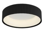 Globo Lighting Deckenleuchte "Kemp", Weiß Matt, 1, Ø 46Cm H: 13Cm, 1 Stk., Leuchten, Led Deckenleuchte Weiß Matt Mit Schwarz Matt, Dimmbar, Memory, Deckenleuchte